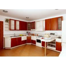 Бело коричневая