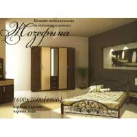 Кровать Жозефина 160х200 на деревянных ногах
